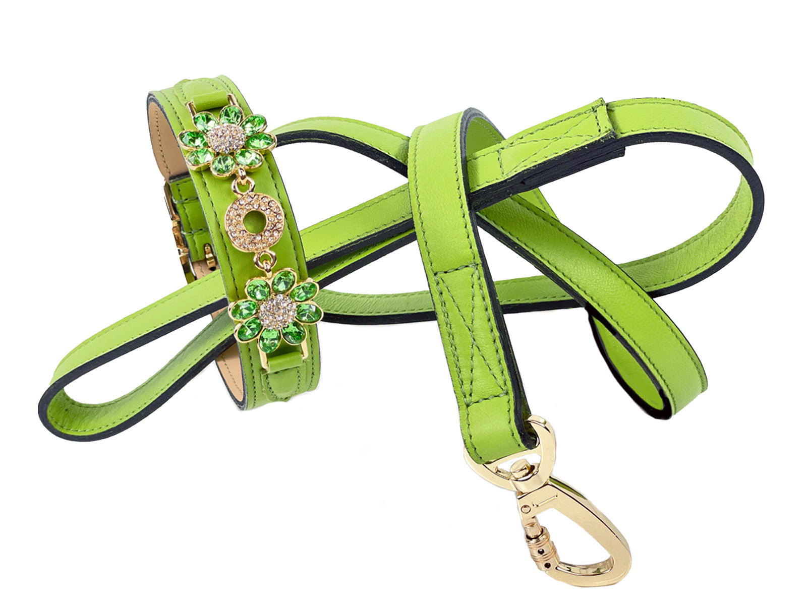 Fresh as a Daisy Luxury Dog Collar and Leash Collection