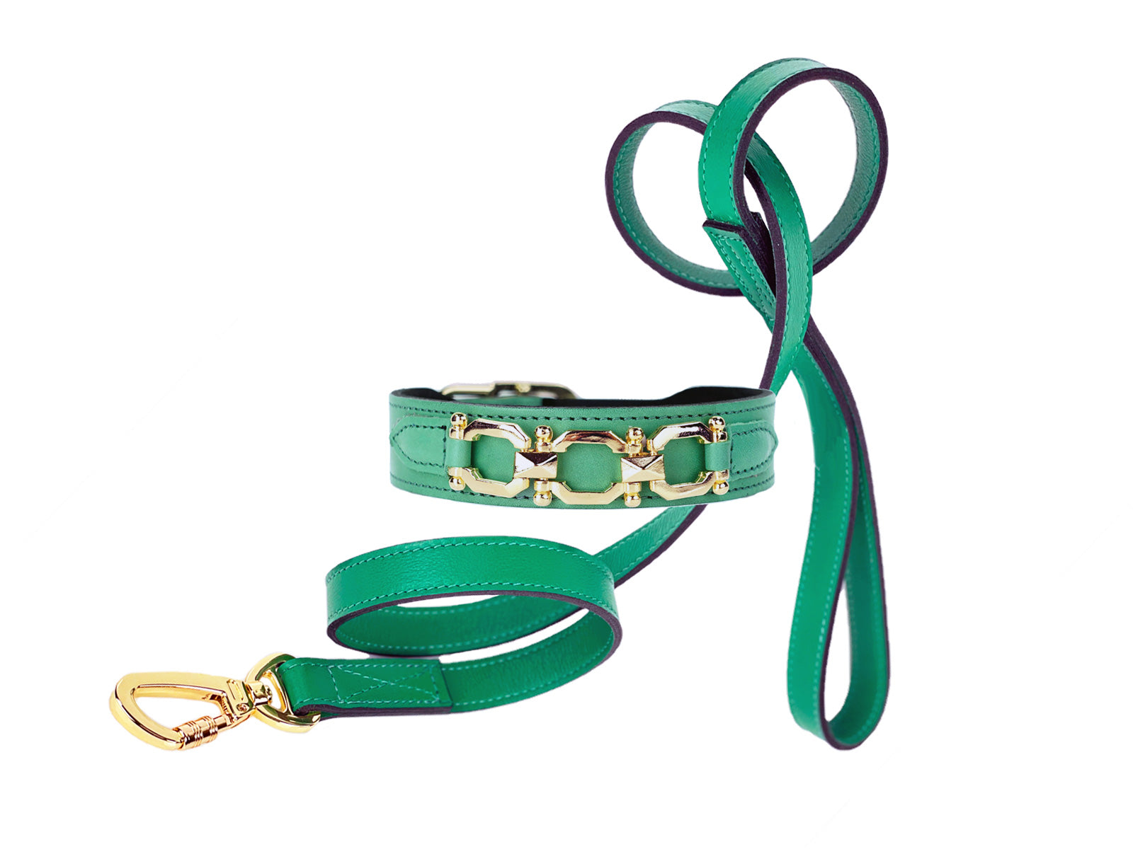Georgia Rose Luxury Dog Collar and Leash Collection