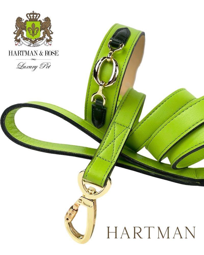 Hartman Lead in Ivy Green & Lime Green & Gold