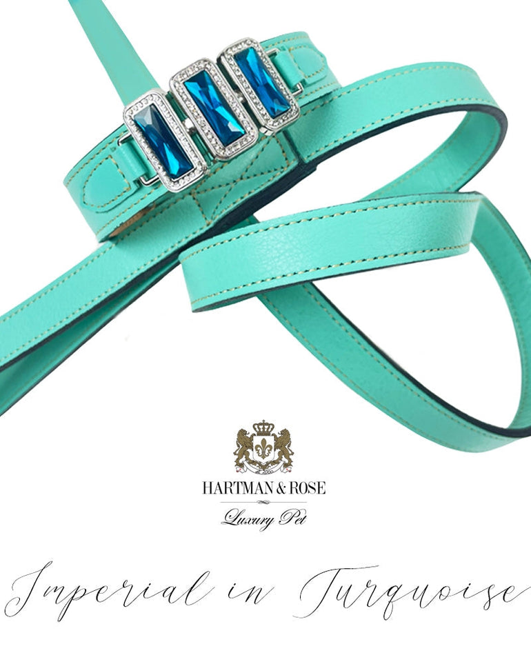 Imperial Collection in Turquoise, Blue Zircon & Nickel