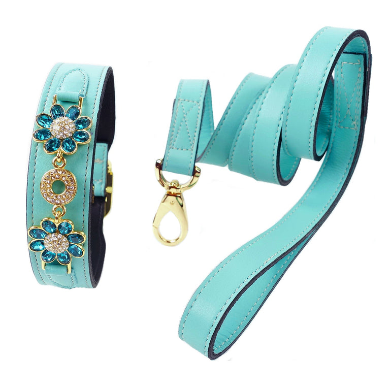 Daisy Lead in turquoise