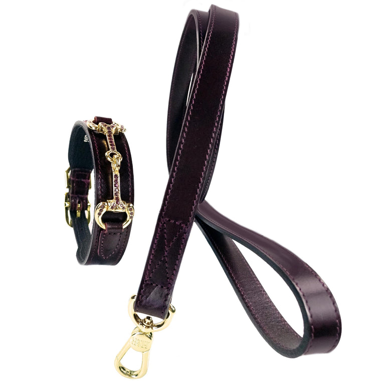Horse & Hound Lead in Royal Purple