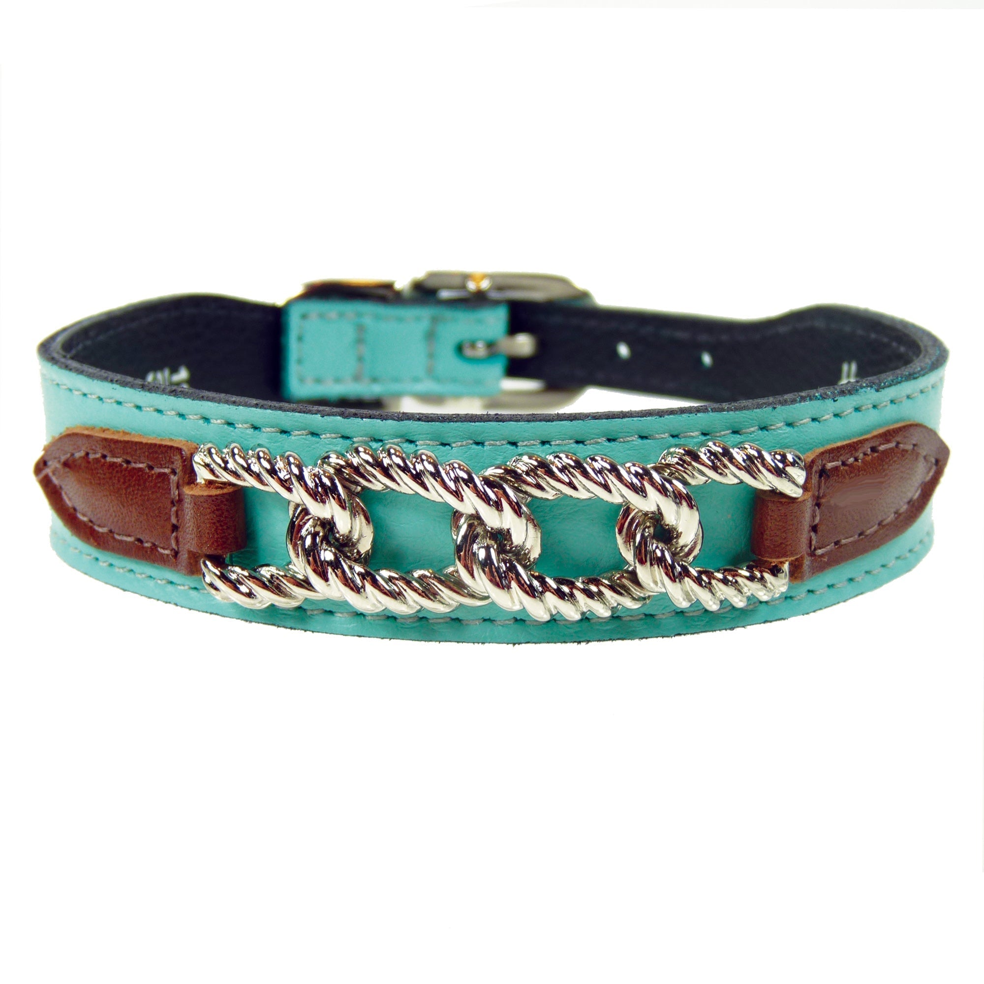 Mayfair in Turquoise & Chocolate