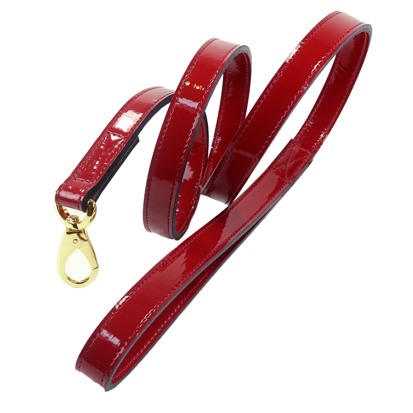 Holiday Crystal Bit Lead in Red Patent