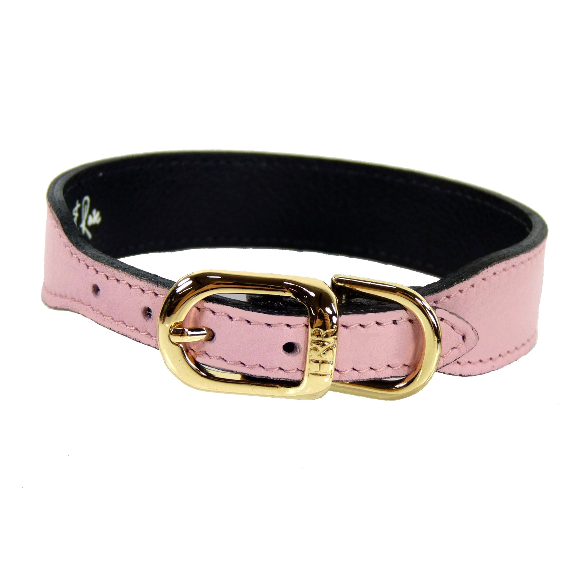 Italian Sweet Pink Leather in Gold