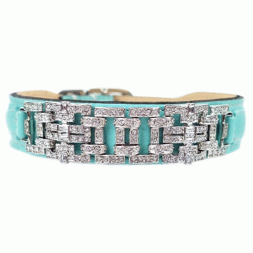 Art Deco Luxury Dog Collar and Leash Collection