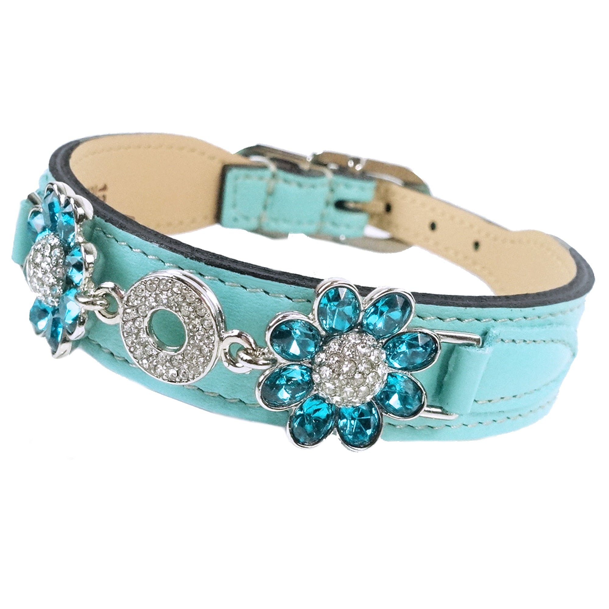 Daisy in turquoise & nickel