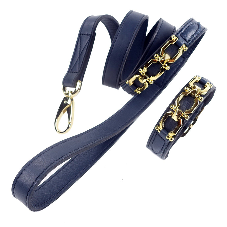 Georgia Rose in French Navy & Gold