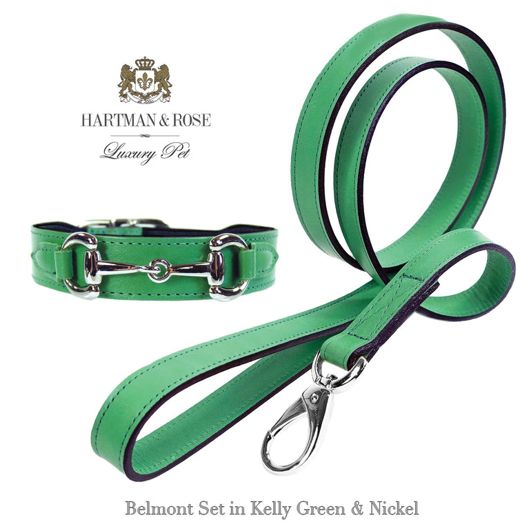 Belmont in Kelly Green & Nickel