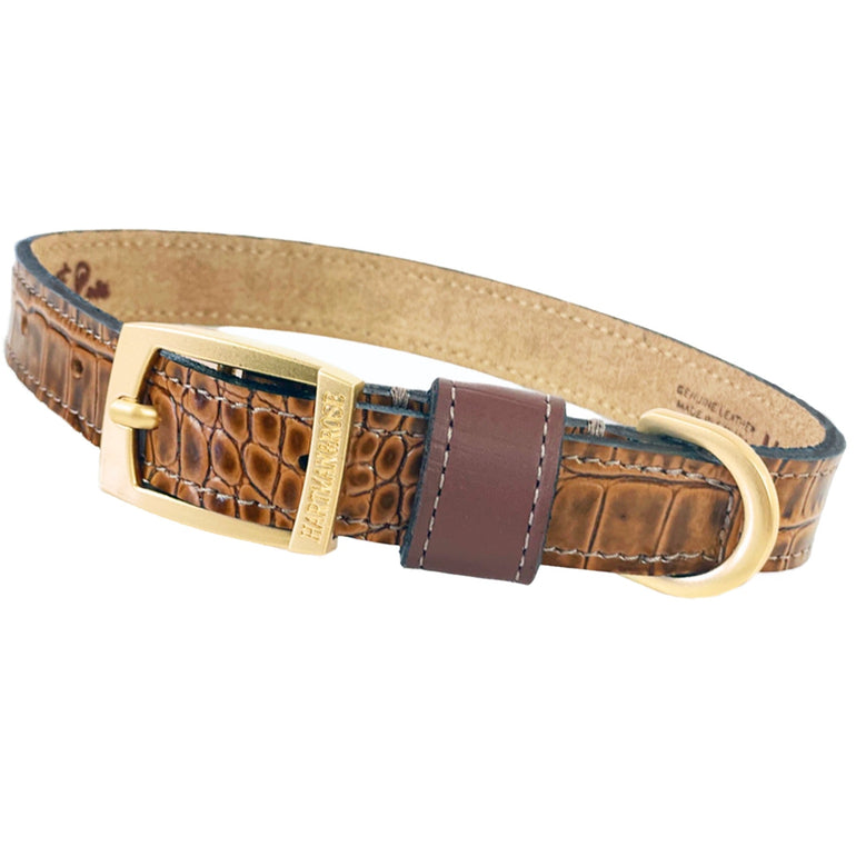 Cayman Collar in Rich Brown