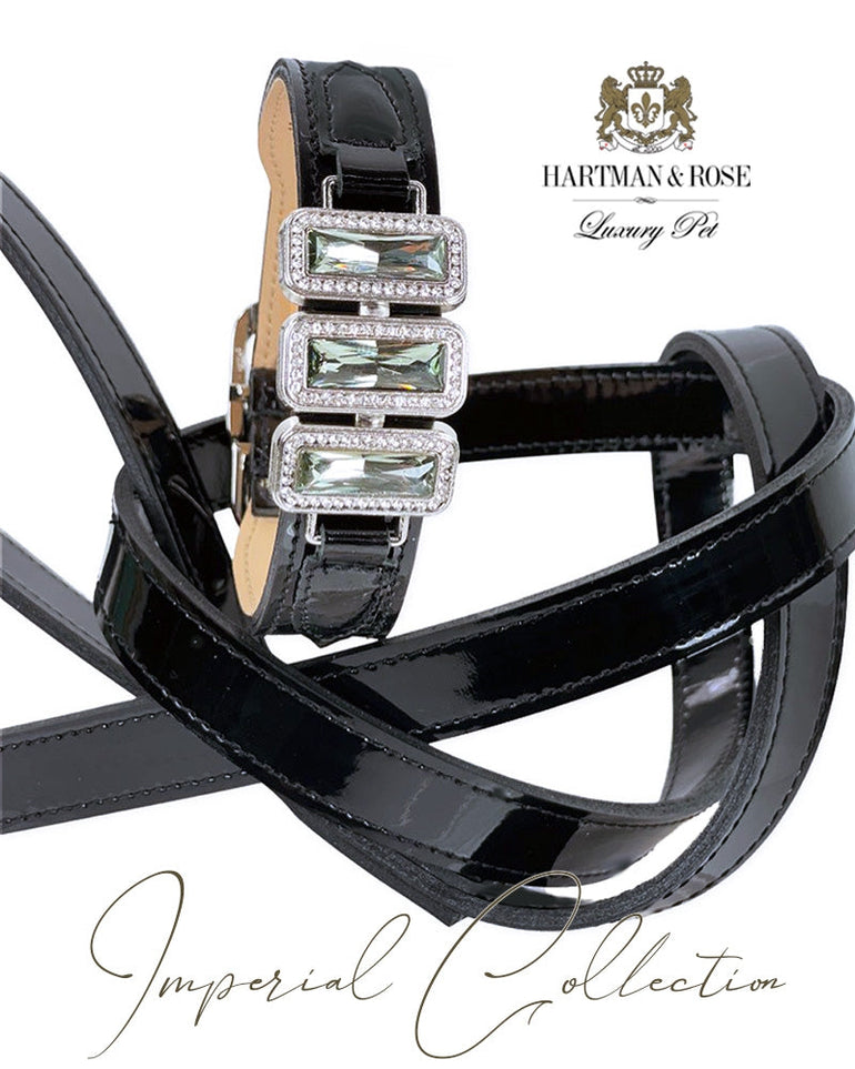 Imperial Lead in Black Patent & Nickel