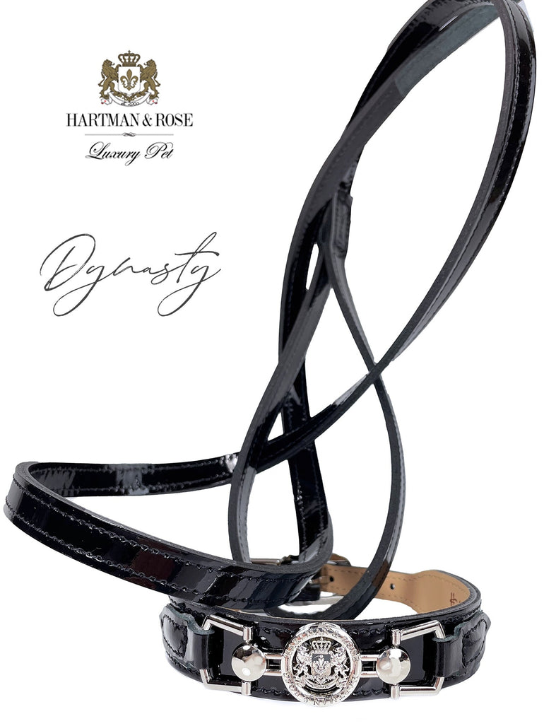 Dynasty in Black Patent & Nickel